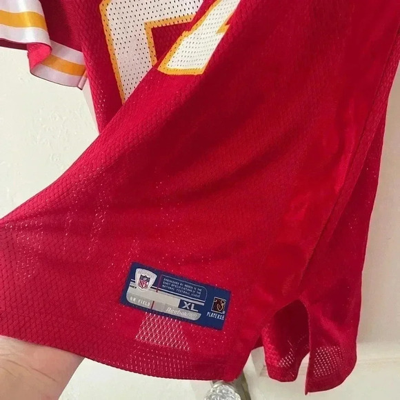 L. Johnson Kansas City chiefs football jersey youth size XL vintage - Picture 5 of 7